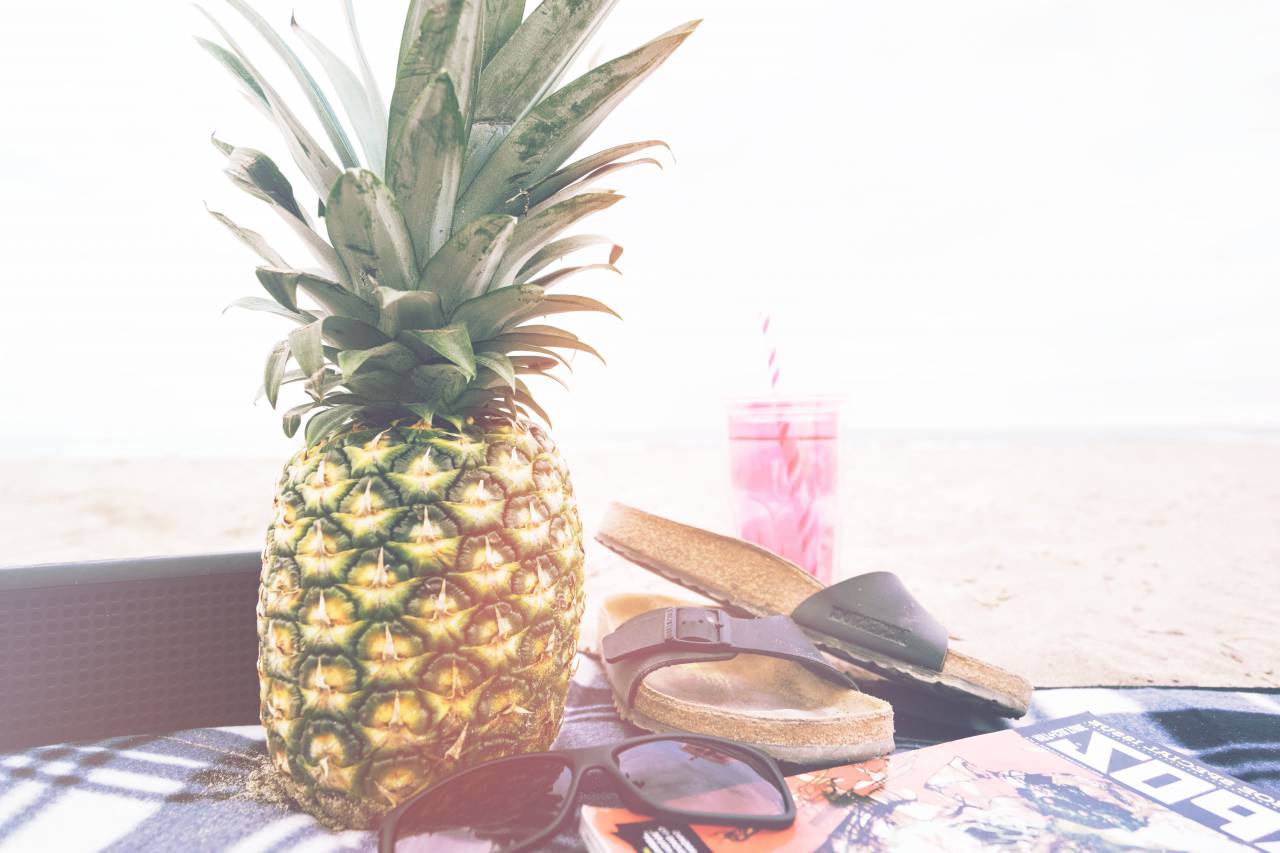 pineapple, dessert, appetizer, fruit, juice, crop, slippers, shades, camping
, 