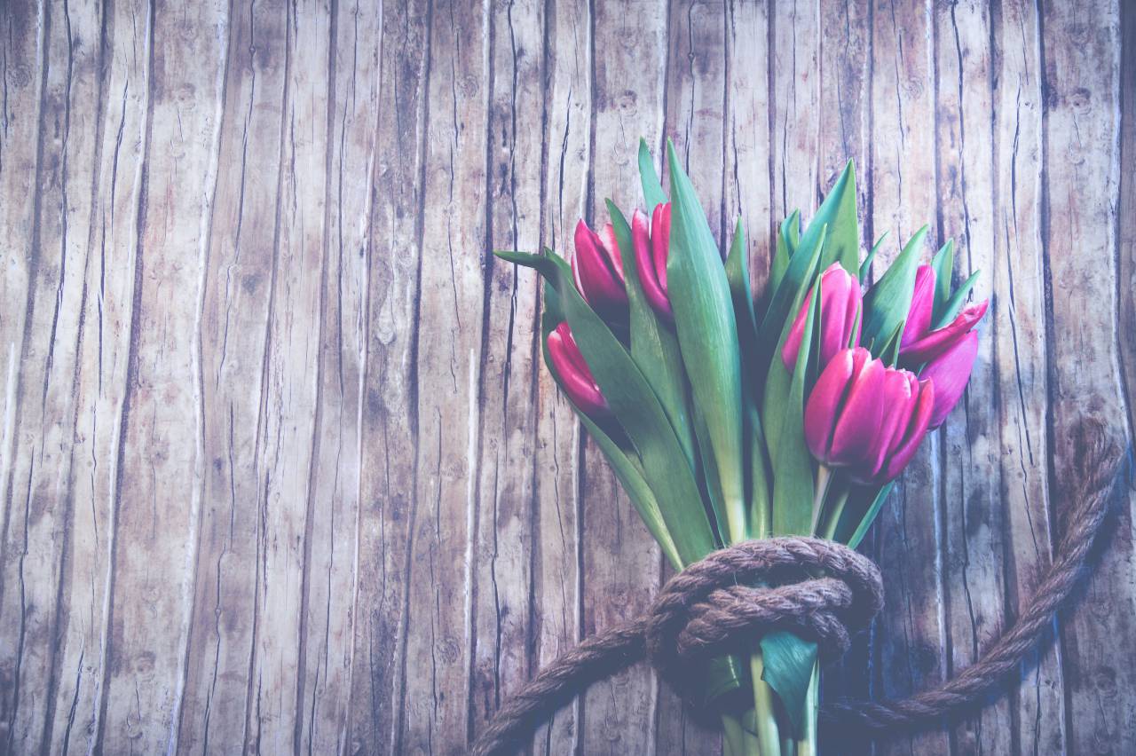 Rosa, flores, envuelto, artesanía, naturaleza, fauna, madera, tableros, mesa, rústico,