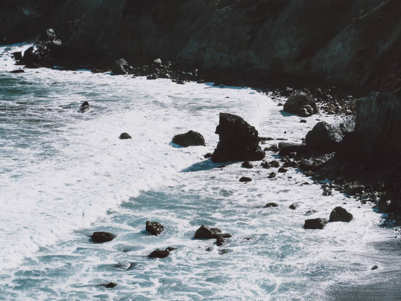 sea, ocean, water, waves, nature, rocks, coast, beach, shore
, 