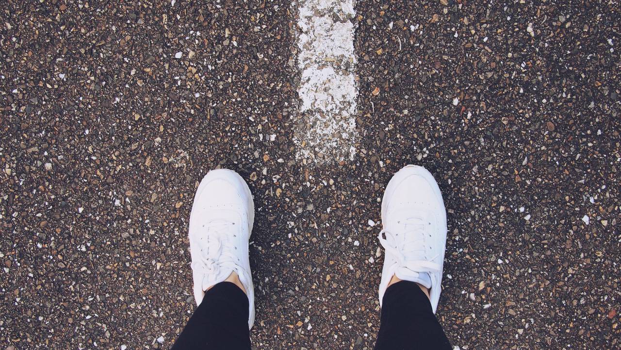 shoes, sneakers, fashion, pavement, ground, street, road
, 