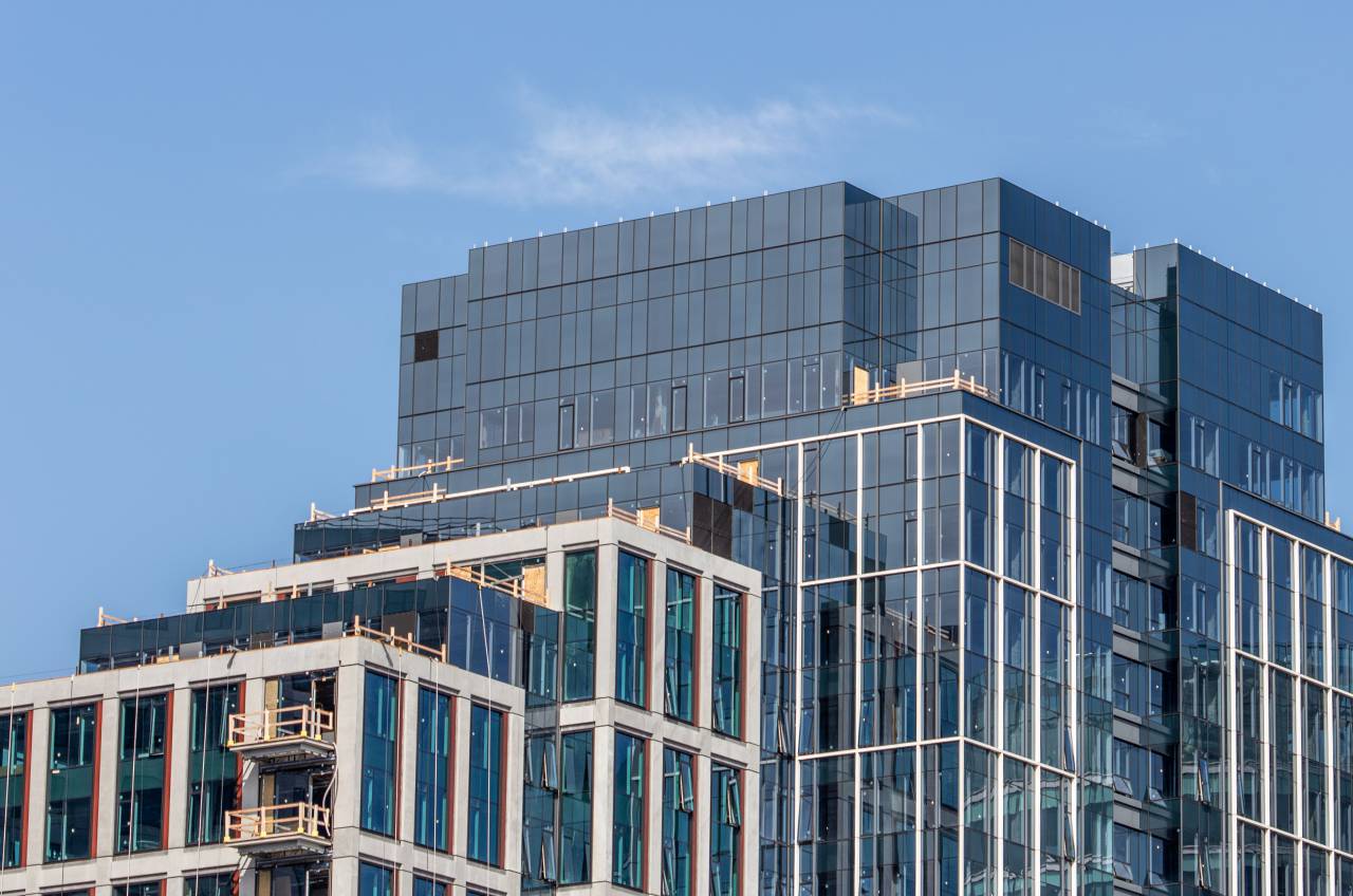tall, building, city, downtown, windows, architecture, glass, style, exterior, office, business, sky, reflection, construction
, 