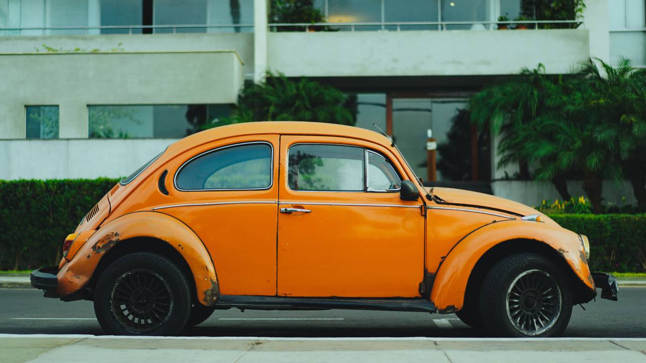 yellow, car, auto, vehicle, travel, trip, road, street, building
, 