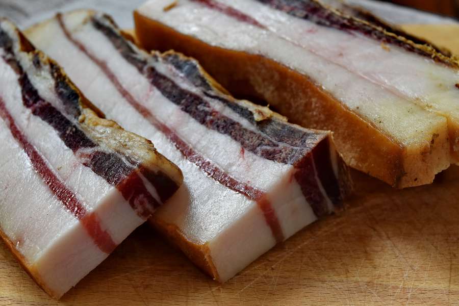 bacon, cholesterol, fat, pork, food 