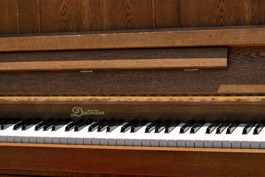 piano, wood, old, retro, vintage, design 