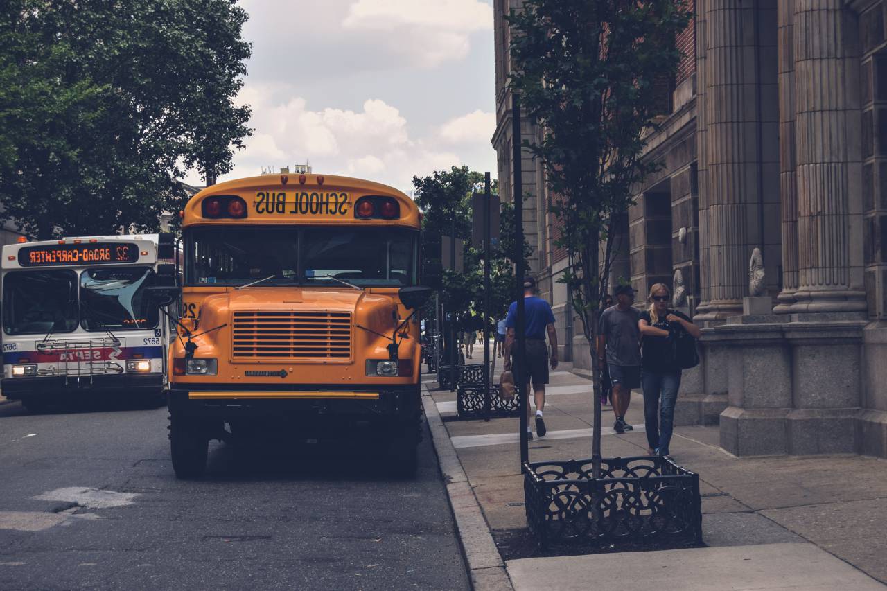 philadelphia, travel, school bus, yellow, bus, people, city, road, transport
, 
