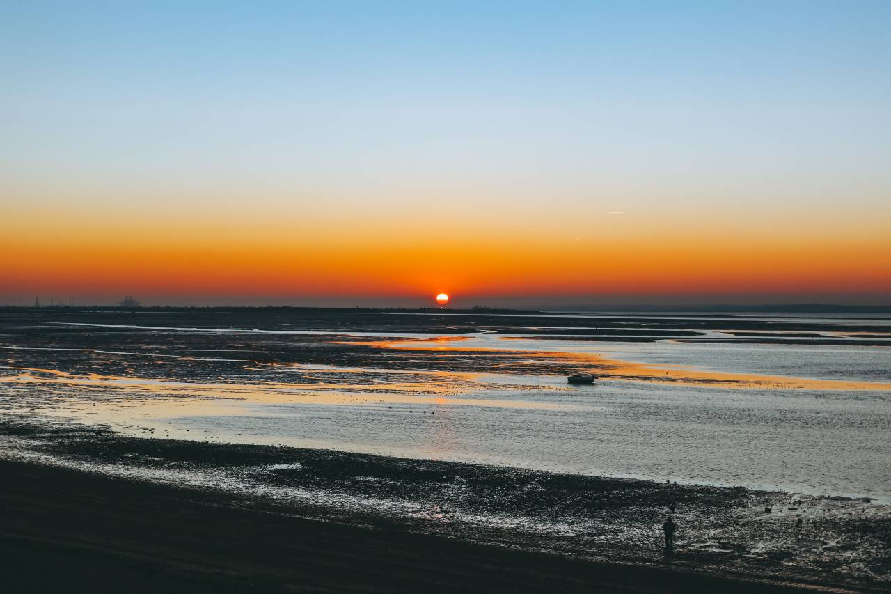 sea, ocean, water, nature, horizon, sunset, cloud, sky, sun, wave, beach, coast, shore
, 