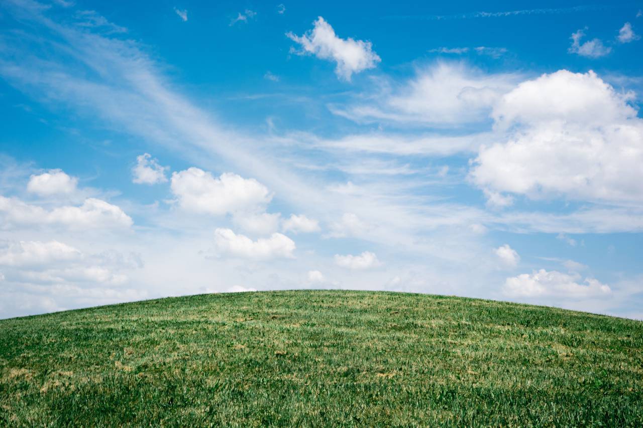 Montaña, Highland, verde, césped, paisaje, naturaleza, Valle, nube, cielo, exterior, vista