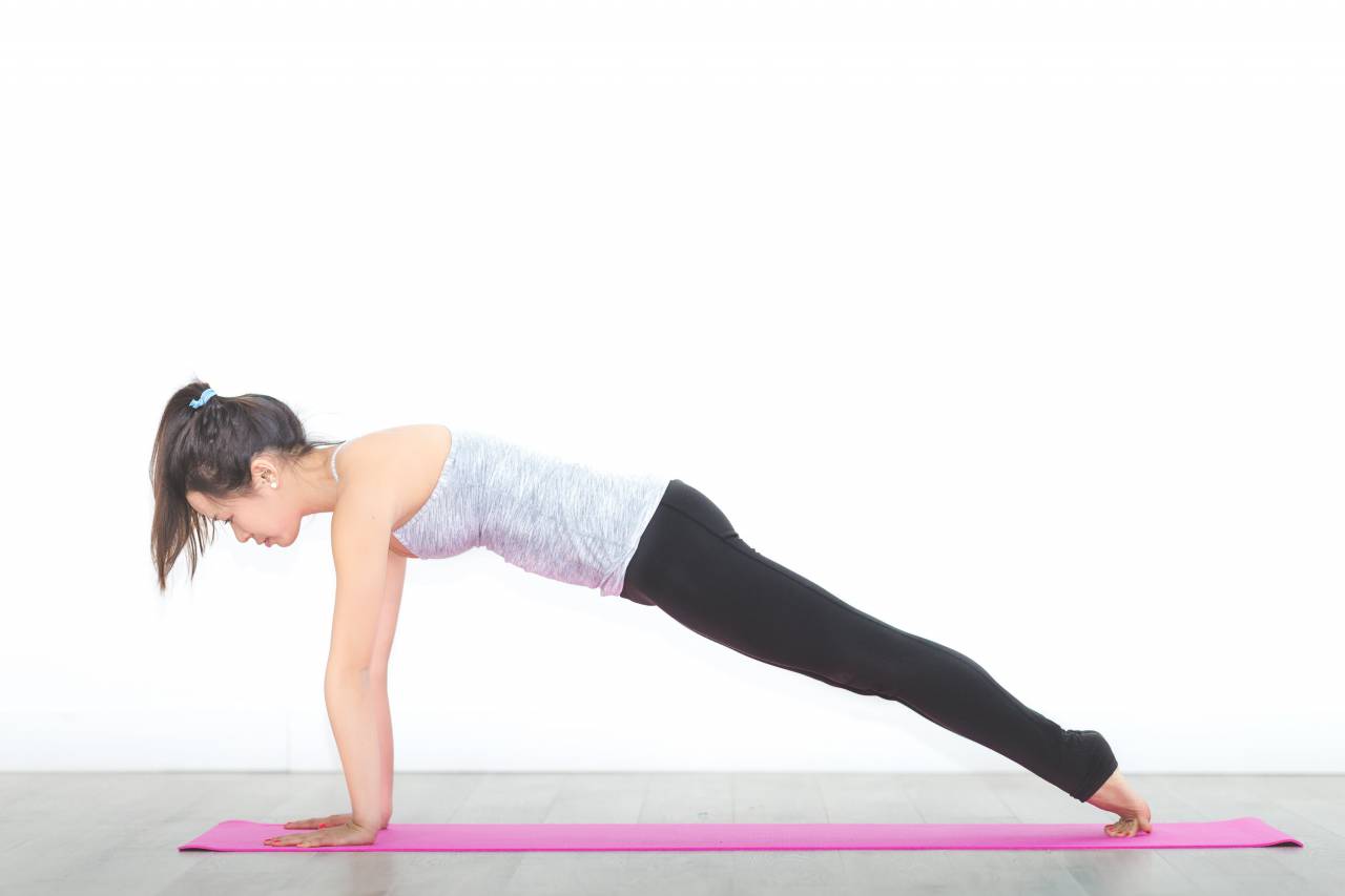 people, woman, yoga, mat, meditation, physical, fitness, healthy, lifestyle, stretching, pushu ups, athlete, indoor, exercise
, 