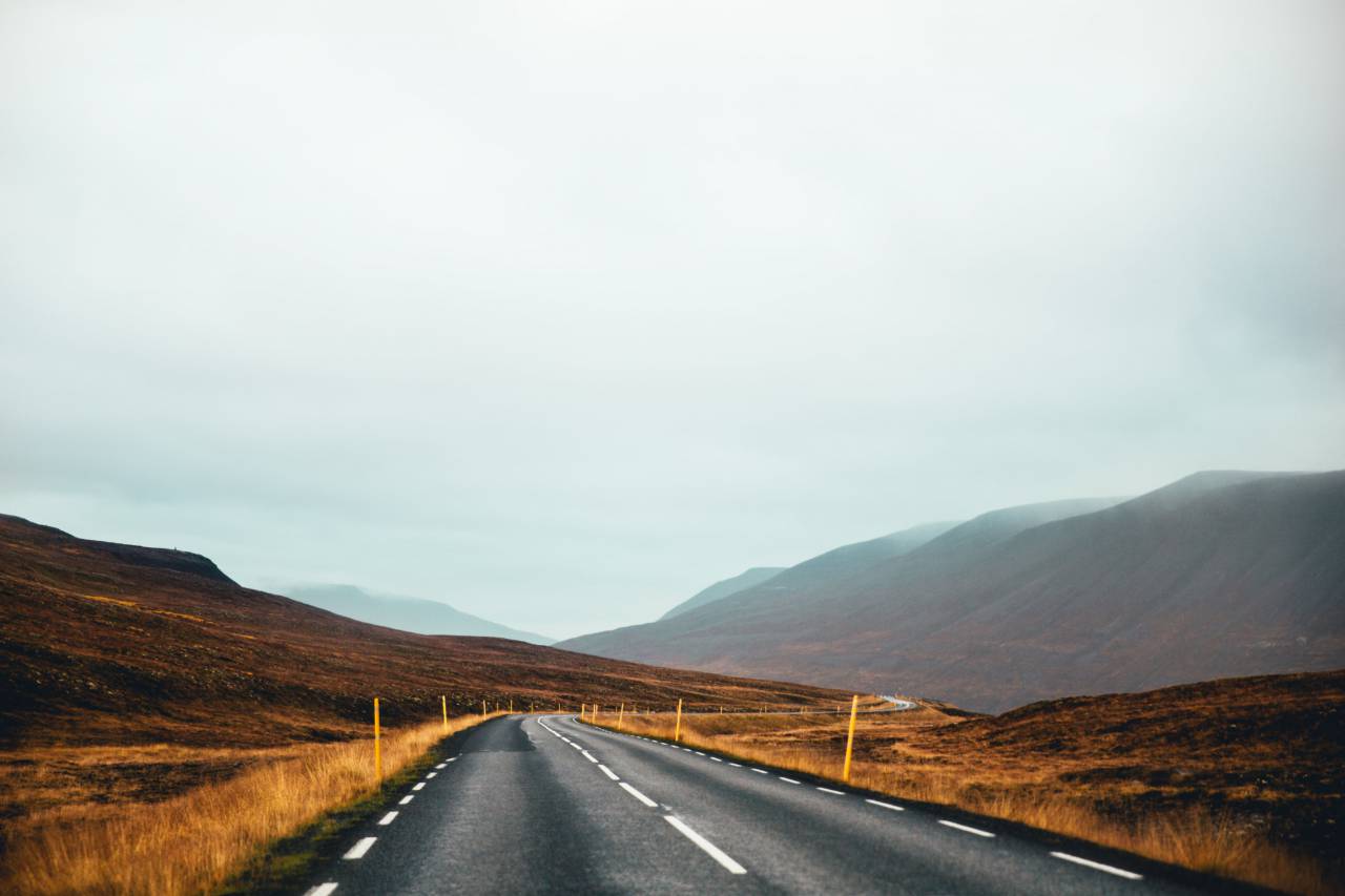 rural, road, hills, mountains, sky, outdoors, travel, driving, pavement, asphalt, tundra, grass, clouds, journey
, 