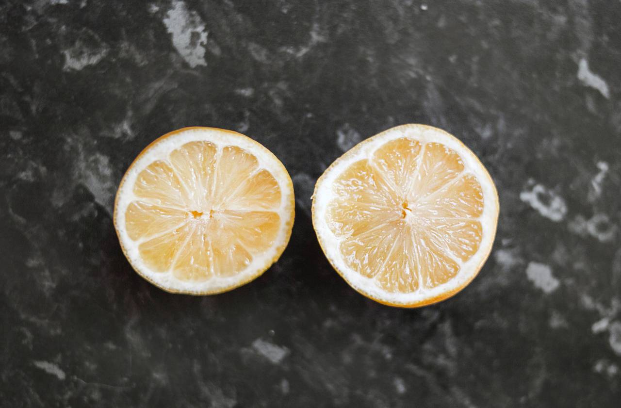 sliced, lemon, fruit, citrus, cocktail, food, marble, table
, 