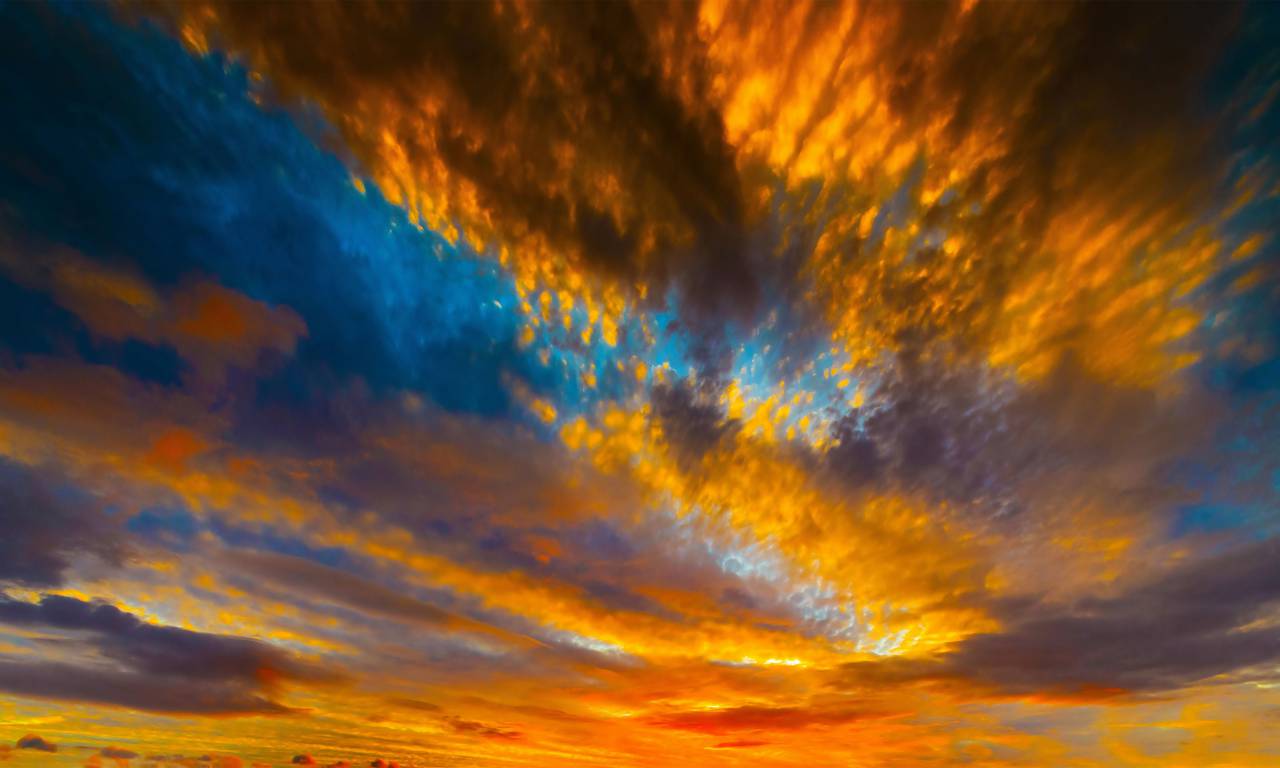 🥇 Image of sunset amazing;sky blue dusk sky cloud nature - 【FREE PHOTO ...