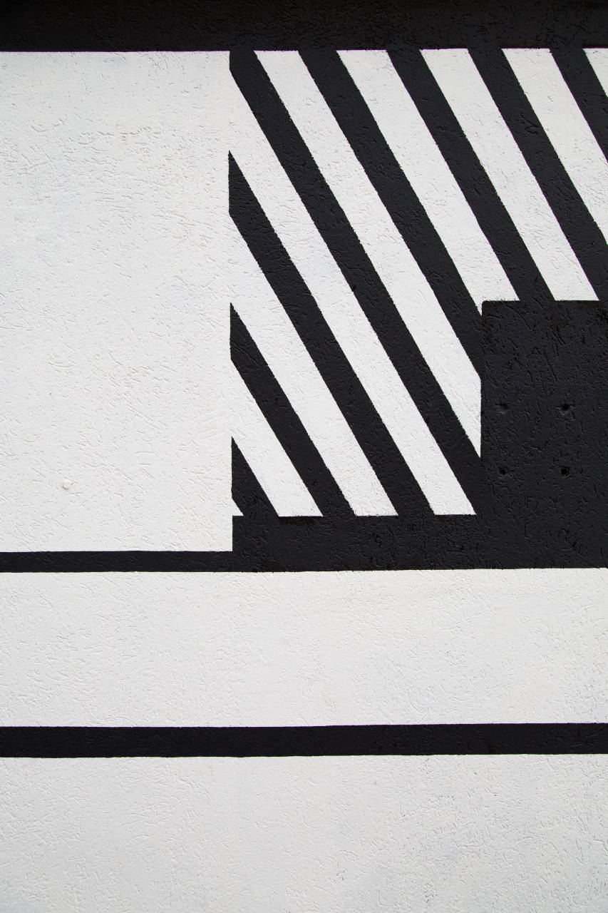 abstract, concrete, background, black, white, wall, art, concept, geometric, cement, building, lines, pattern, monochromatic, texture
, 