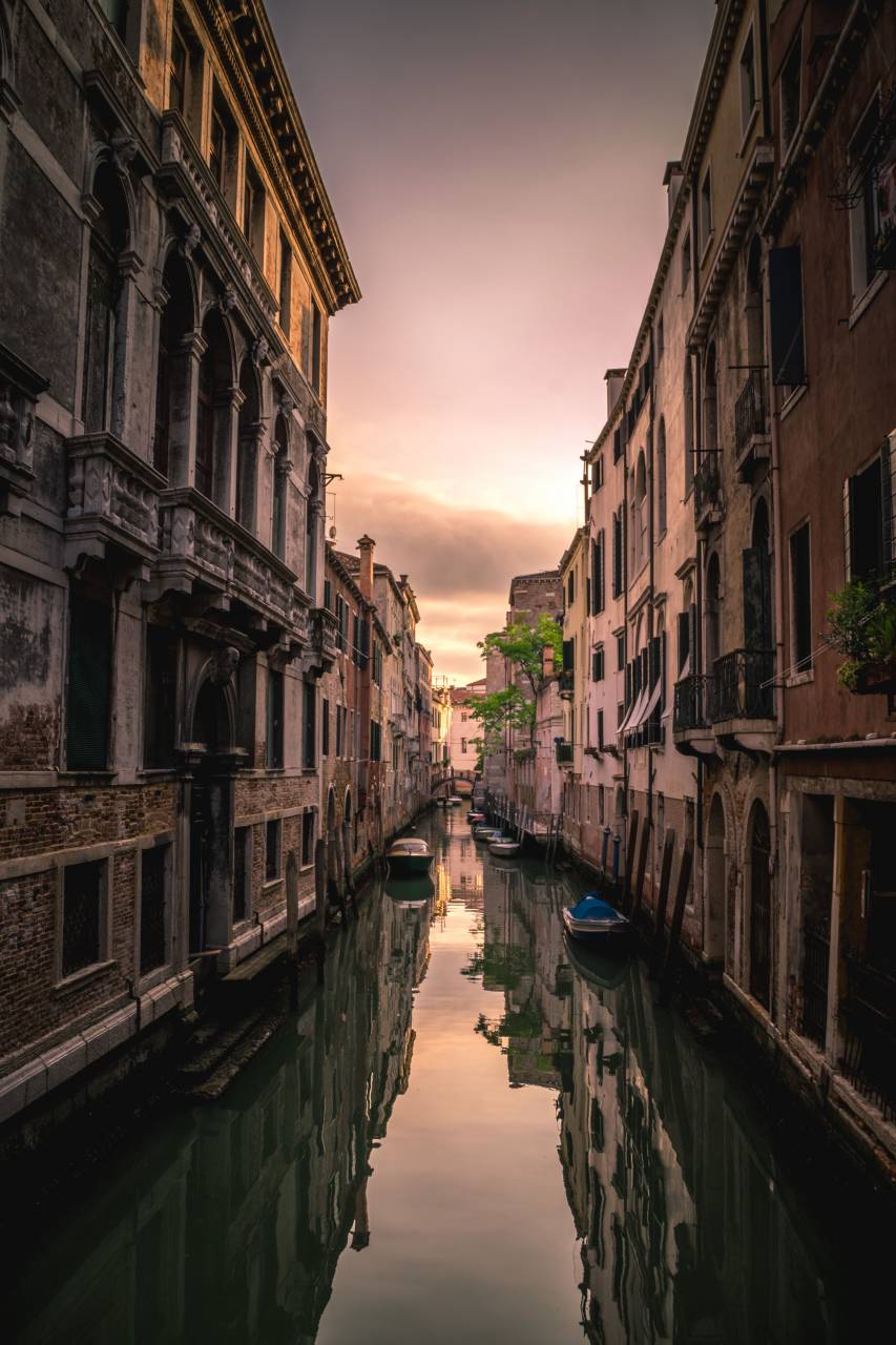 architecture, building, infrastructure, canal, water, reflection, sky, cloud
, 