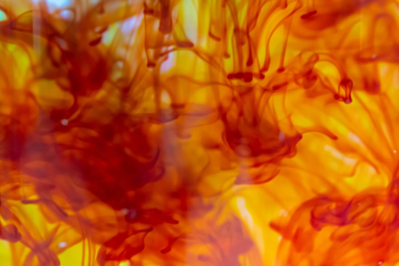 color, tinta, agua, líquido, remolino, abstracto, fondo, movimiento, suspendido, soltar, arte, submarino, creativo, pintar, fluir, rojo, amarillo, aceite,