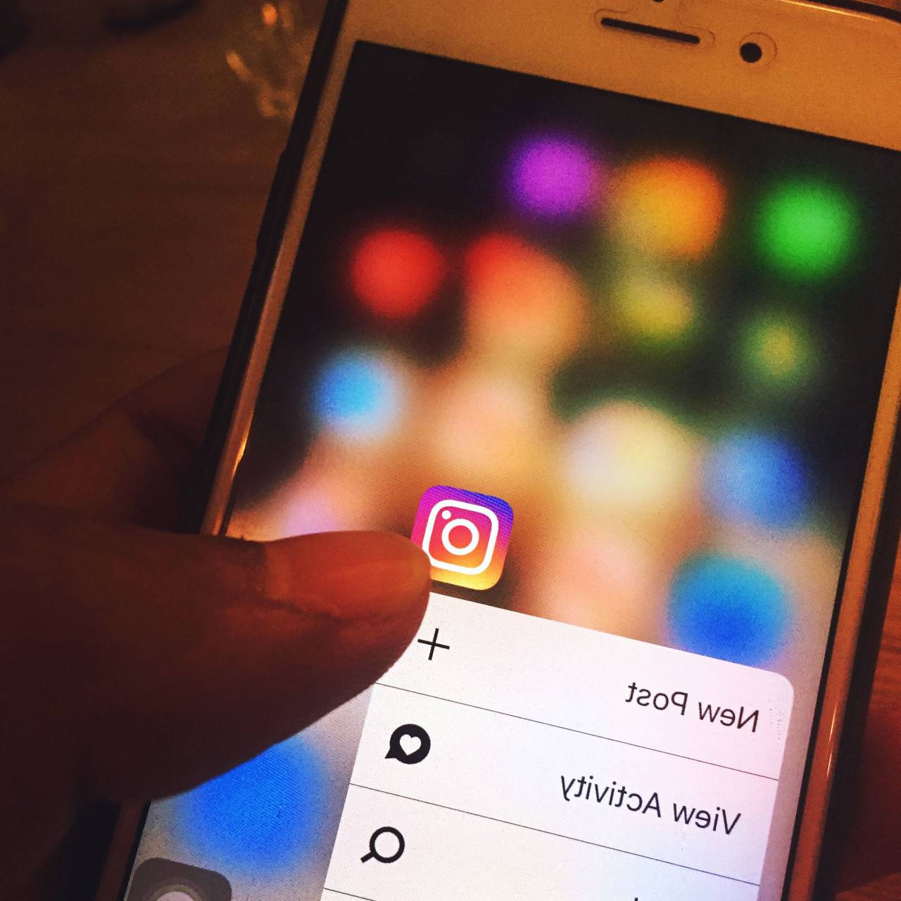 Móvil, teléfono, gadget, Apple, Instagram, aplicación, pantalla táctil,