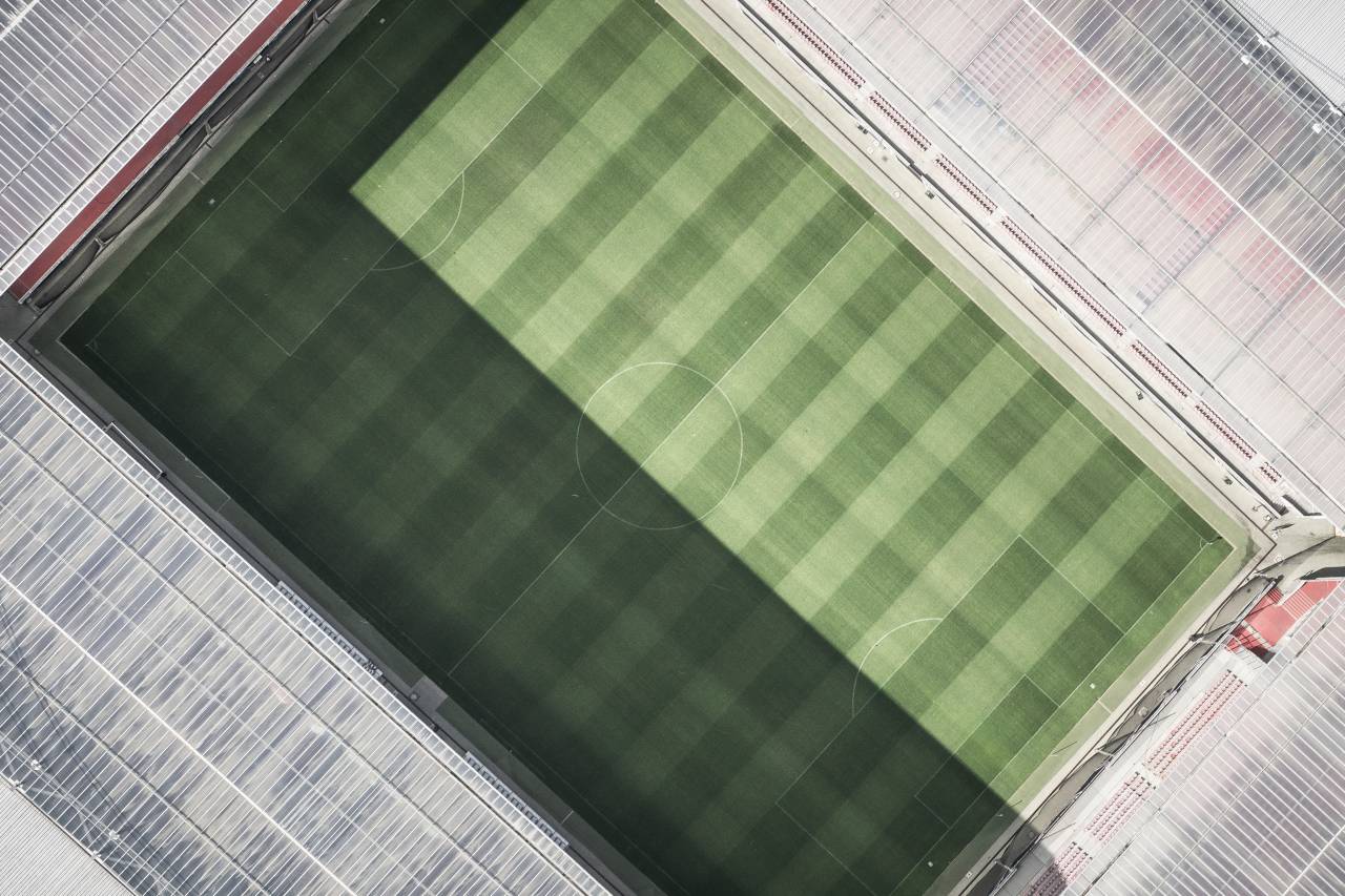 campo de fútbol, estadio, deportes, verde, césped, arquitectura,