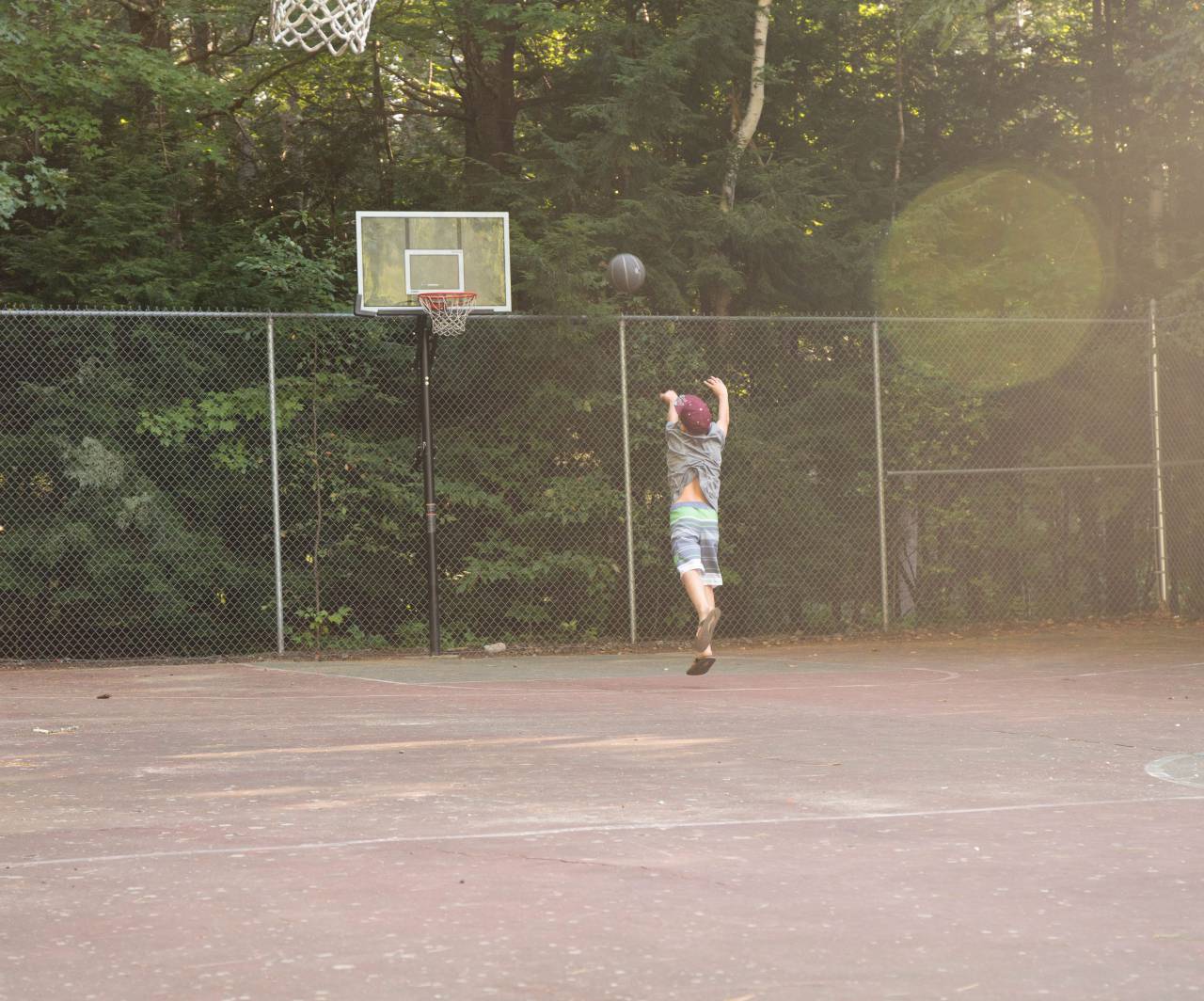 basketball, game, outdoors, boy, playing, court, ball, hoop, activity, fun, person, sport, exercise
, 