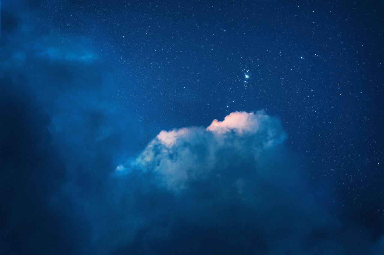 clud;noche;azul,noche,espacio,vía láctea,astronomía,azul,galaxia,nebulosa,naturaleza,estrella,planeta,oscuridad,constelación,ciencia,fondos,campo de estrellas,telescopio astronómico,estratosfera,luz de luna,