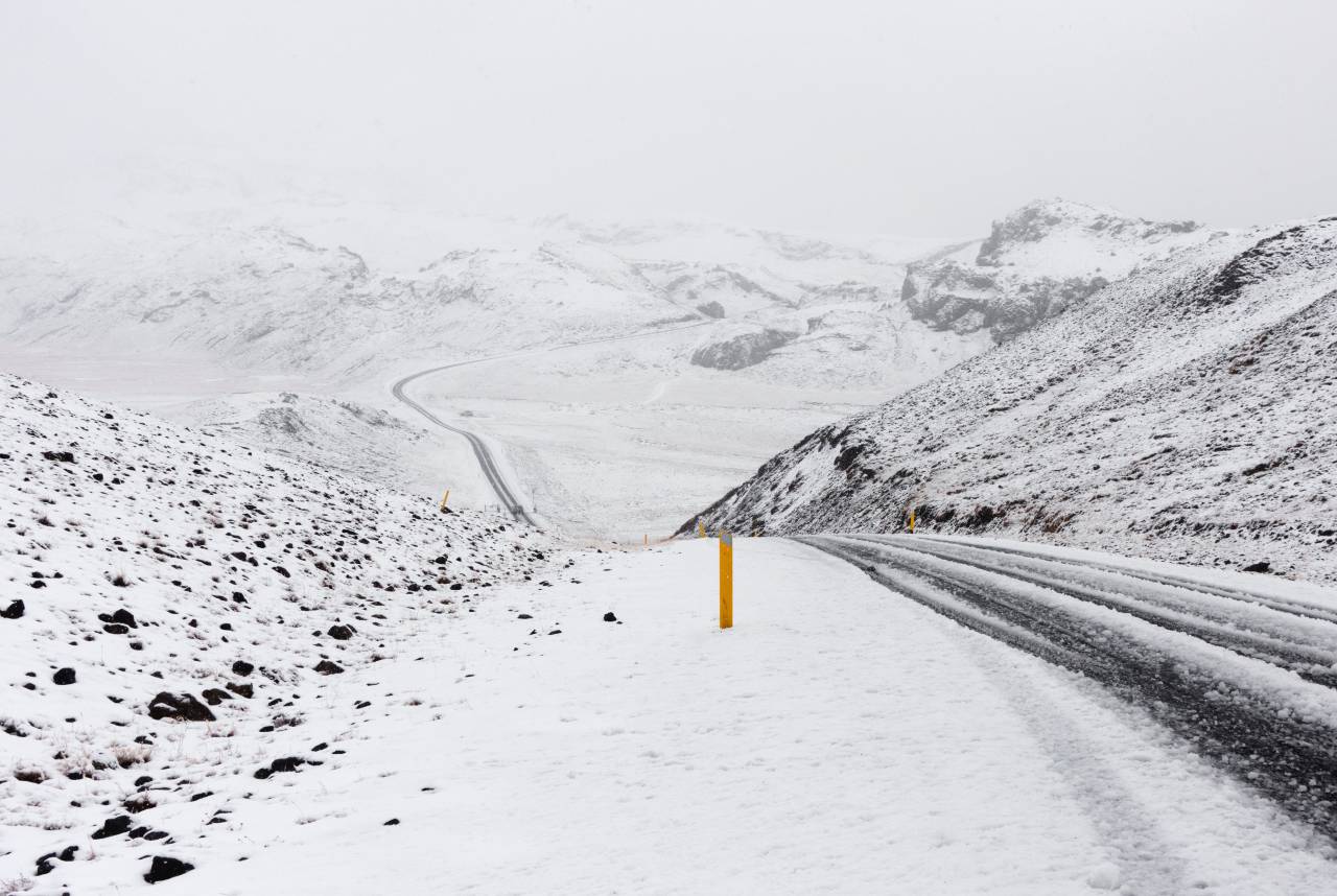 snow, winter, road, path, mountain, highland, landscape, cold, weather
, 
