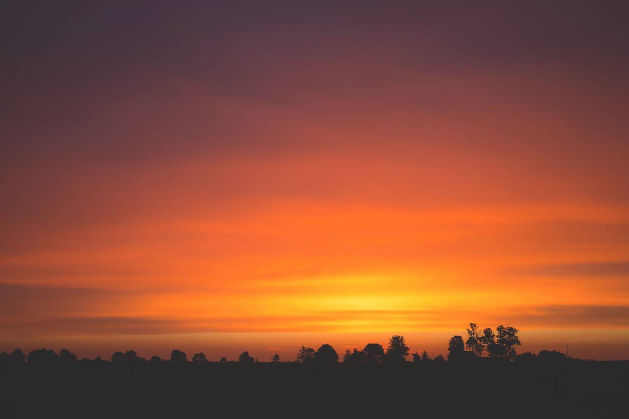 atardecer, anochecer, cielo, horizonte, silueta, sombras, paisaje, naturaleza, oscuridad, noche, tarde,