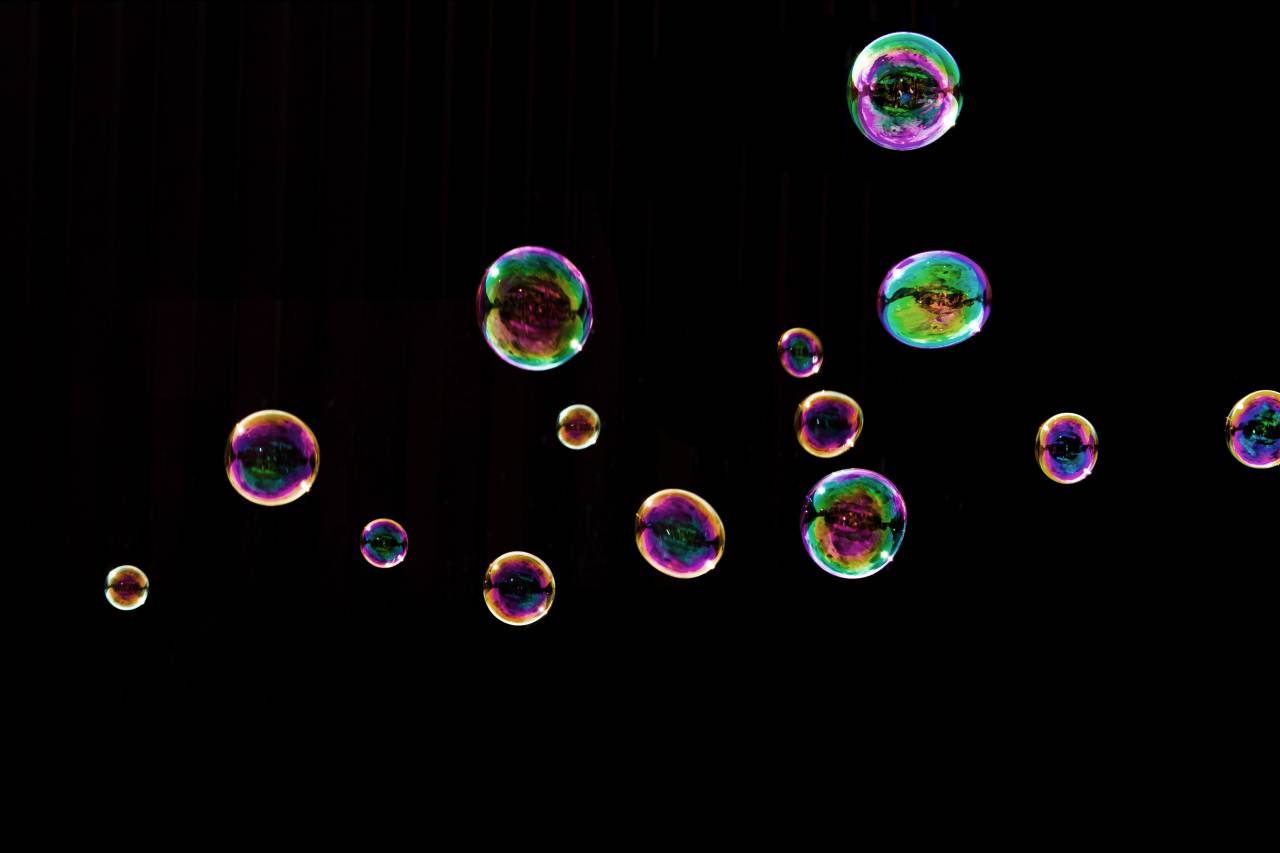 Burbujas, fondo negro, burbuja, agua, líquido, transparente, fondo, negro, limpio, mojado, reflexión, resumen, frescura, textura, jabón, primer plano, realista,