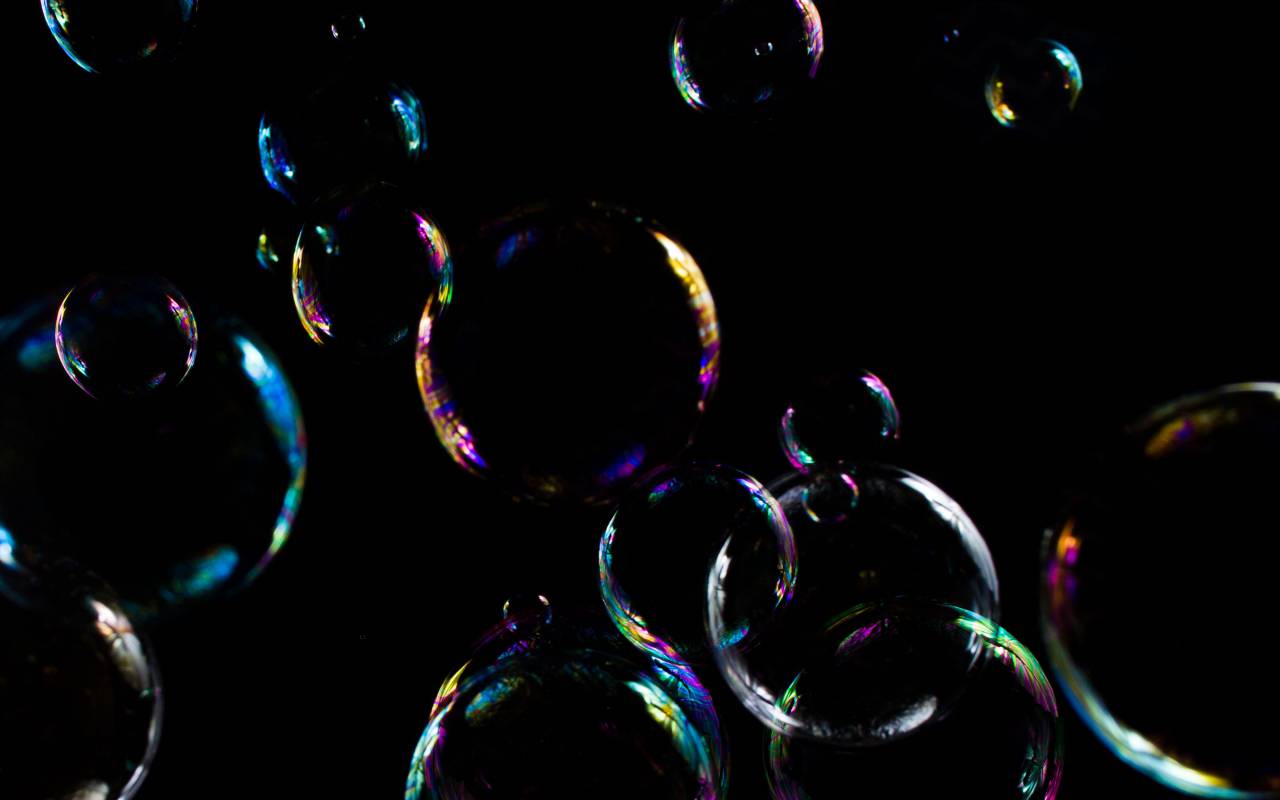 Burbujas, fondo negro, burbuja, agua, líquido, transparente, fondo, negro, limpio, mojado, reflexión, resumen, frescura, textura, jabón, primer plano, realista,
