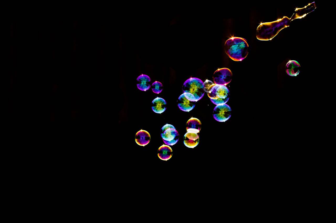 Bubbles, black Background, bubble, water, liquid, transparent, background, black, clean, wet, reflection, abstract, freshness, texture, soap, closeup, realistic, 