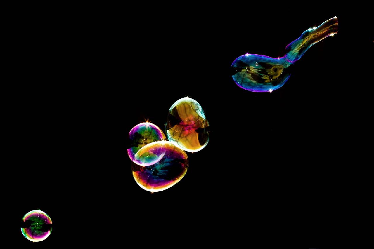 Bubbles, black Background, bubble, water, liquid, transparent, background, black, clean, wet, reflection, abstract, freshness, texture, soap, closeup, realistic, 