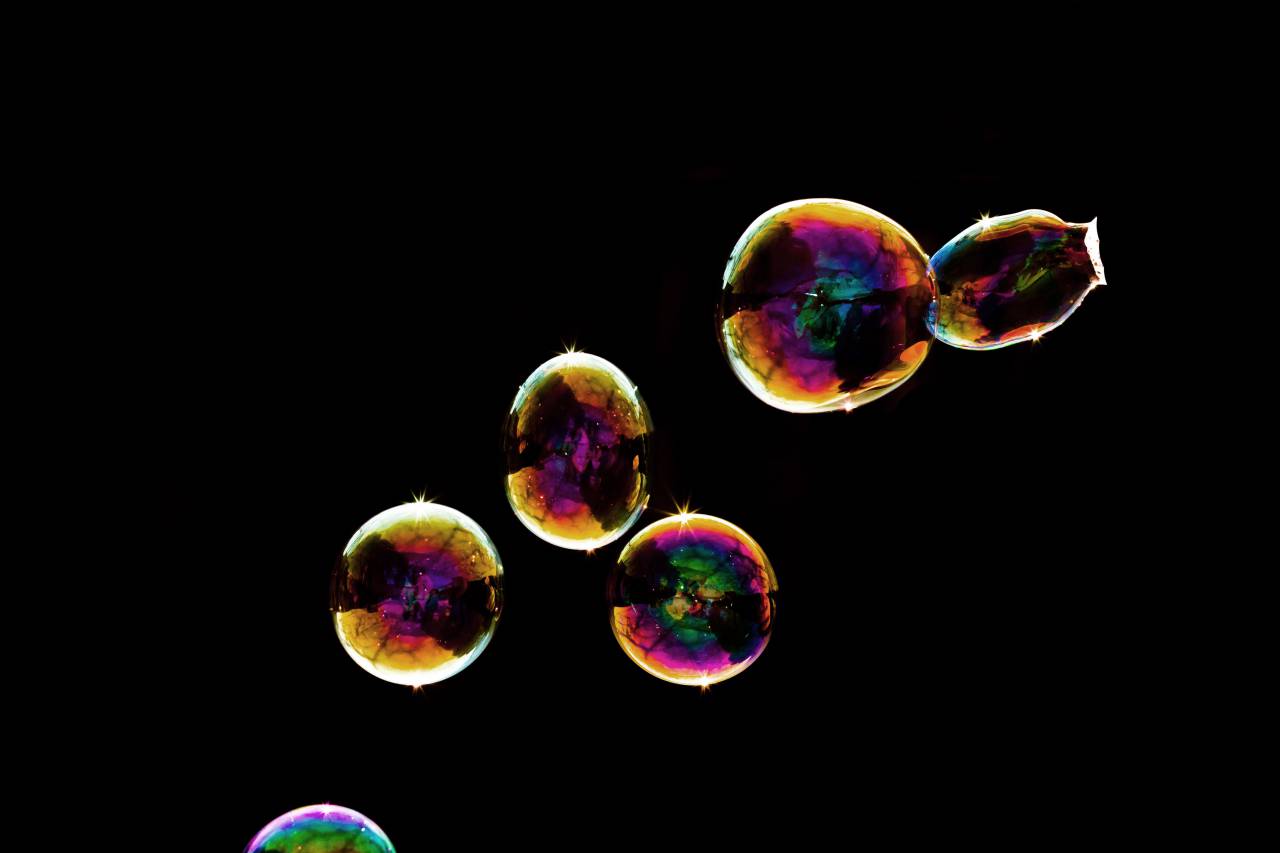 Bubbles, black Background, bubble, water, liquid, transparent, background, black, clean, wet, reflection, abstract, freshness, texture, soap, closeup, realistic, 