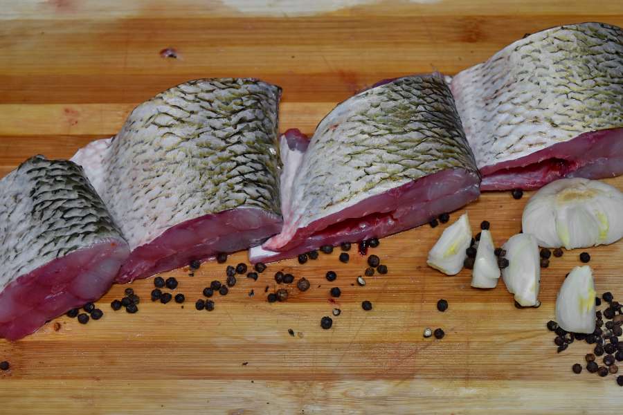 dinner, dinner table, fresh, freshwater fish 