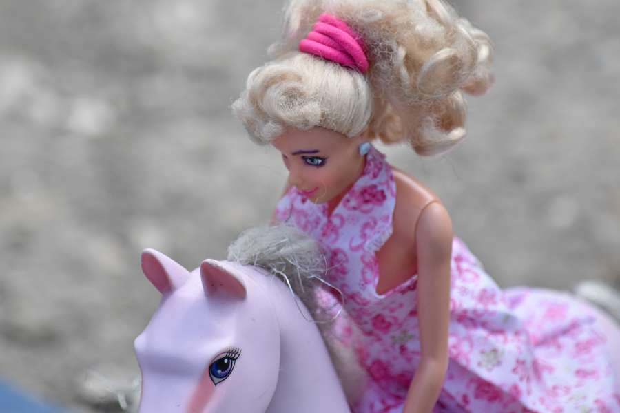 horse, plastic, rider, riding, doll, cute 