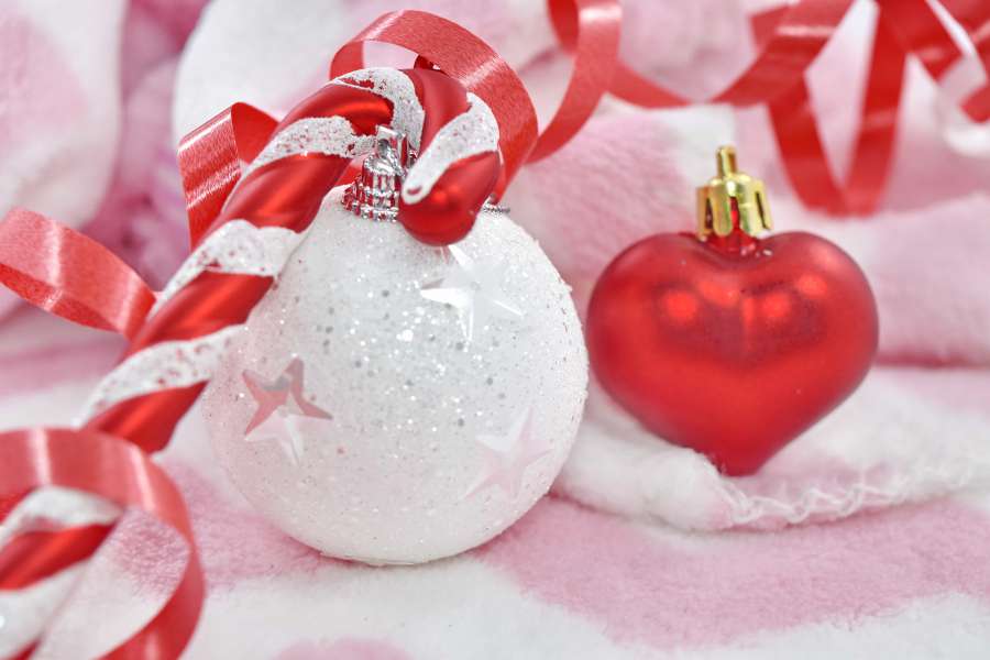 decoration, heart, new year, ornament 