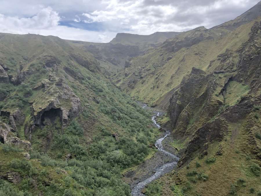 alpine, mountain peak, river, valley 
