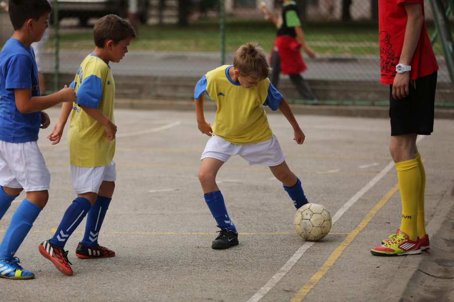 trainer, soccer ball, training program 
