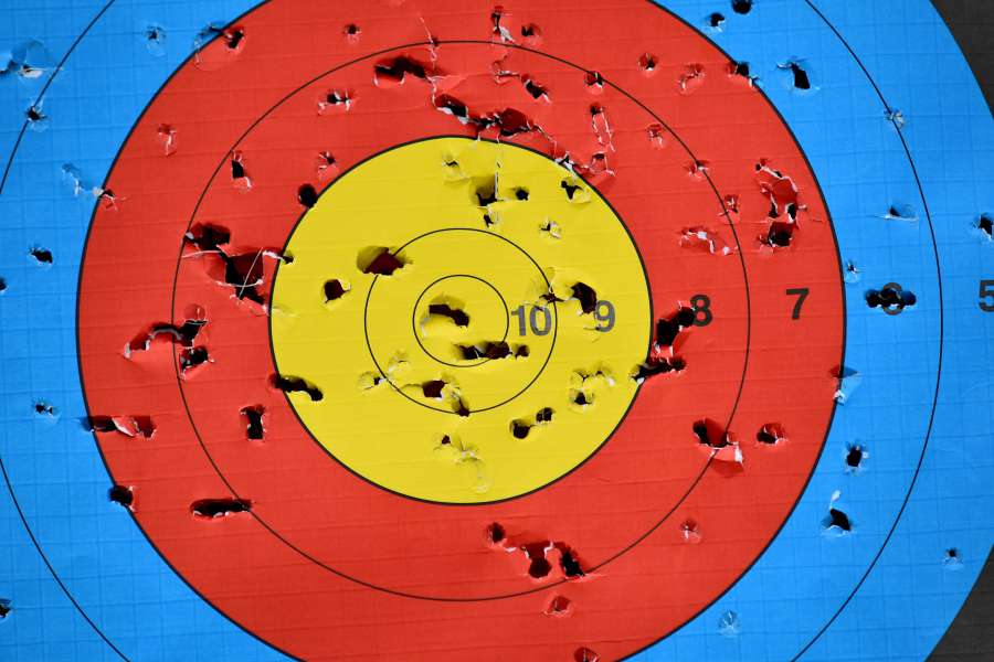 archery, center, target, game, competition 