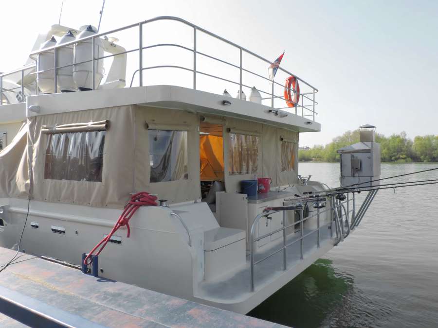 fishing boat, fishing gear, yacht, boat 