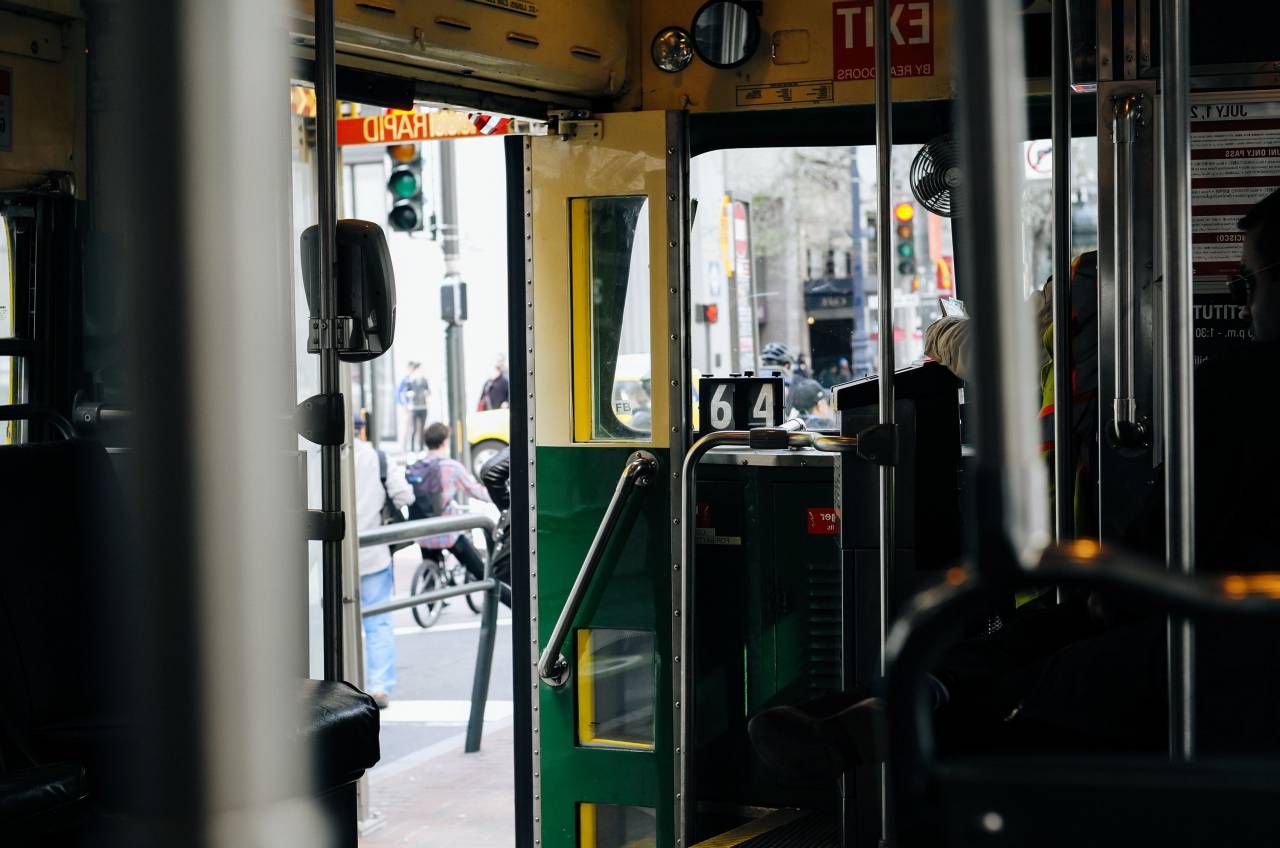 autobús, transporte, vehículo, carretera, conmutar,