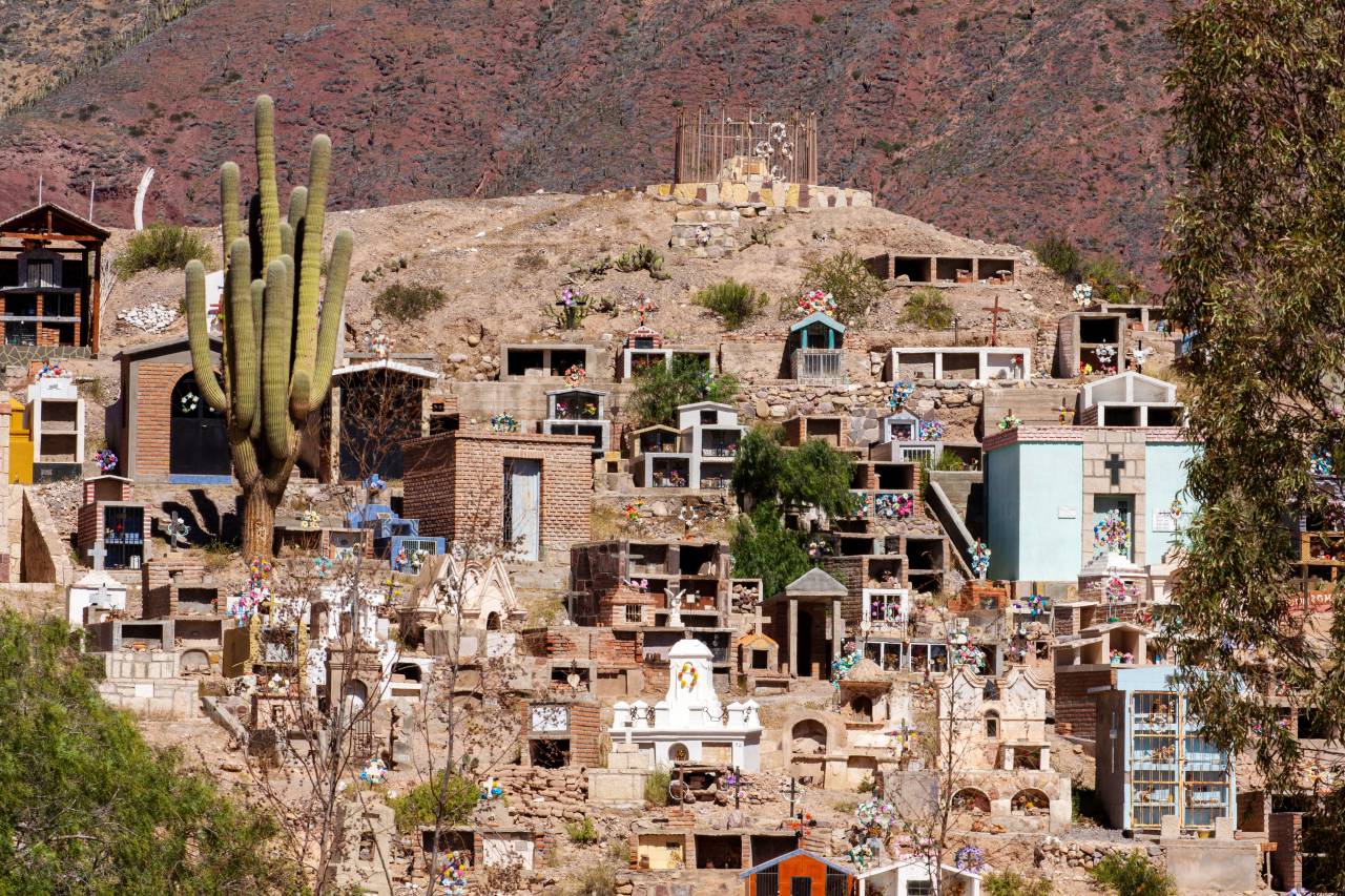 Mountain, No People, Cemetery, Nature, Mountain Range, Travel, Place of Burial, Landscape, Famous Place, Religion, Custom, Hill, Altiplano, Cordillera, Funeral, Grave, Ancient, Desert Area, Spirituality, Tranquil Scene, Death, Tradition, Andes, Tomb, Geology, History, Humahuaca, latinamerican, 