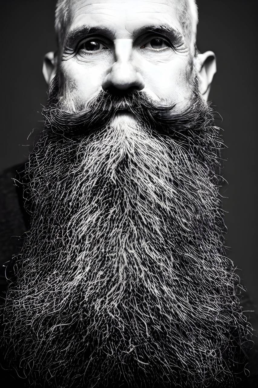 hipster,beard,men,adult,one person,males,portrait,mustache,caucasian ethnicity,close-up,black and white,human face,looking at camera,mature adult,facial hair,fashion,one,man, 