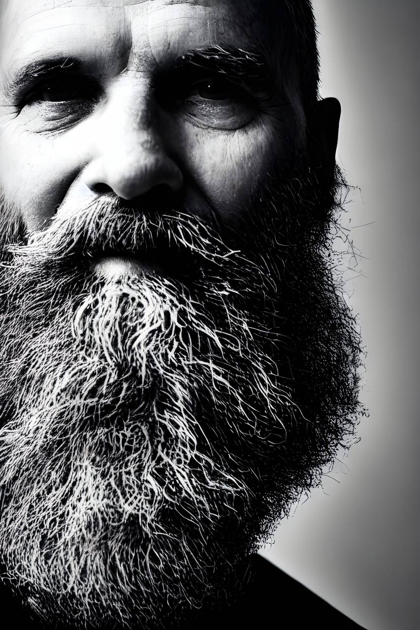 hipster, barba, hombres, una persona, adulto, retrato, hombres, etnia caucásica, blanco y negro, bigote, primer plano, rostro humano, uno, hombre, mirando a la cámara, vello facial, adulto maduro, headshot,