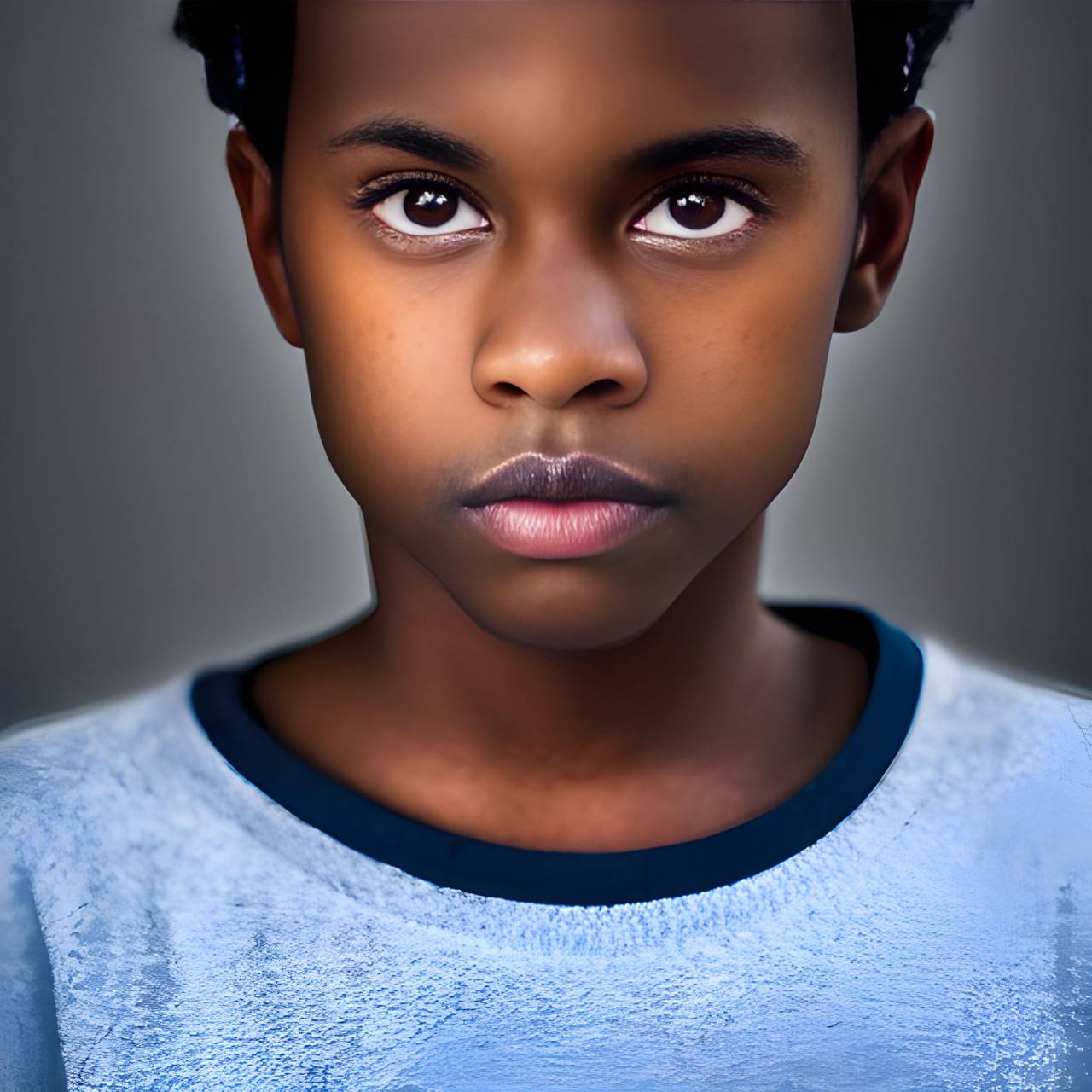 closeup,one person,looking at camera,portrait,african ethnicity,young adult,looking,adult,studio shot,women,males,cute,close-up,lifestyles,real people,young women,indoors,child,females,casual clothing,beauty,confidence,one,woman,human face,one,young,woman,boys,ethnicity,childhood, 