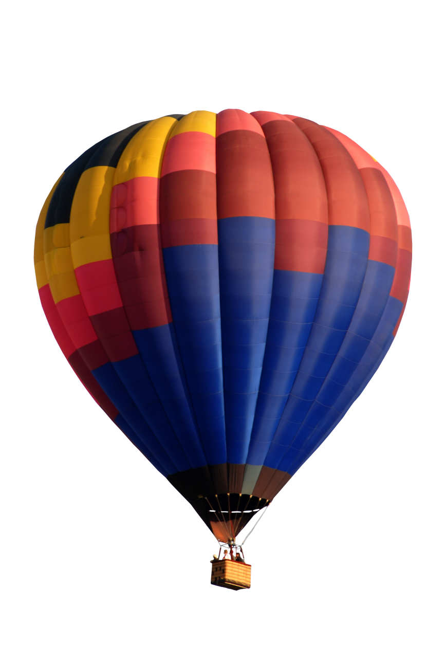 🥇 Image of multi colored transportation flying Hot Air Ballon png ...