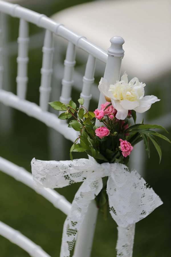 Lugar de la boda, silla, blanco, muebles