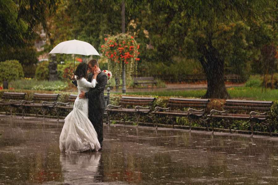bride, dress, enjoying, groom, happiness 