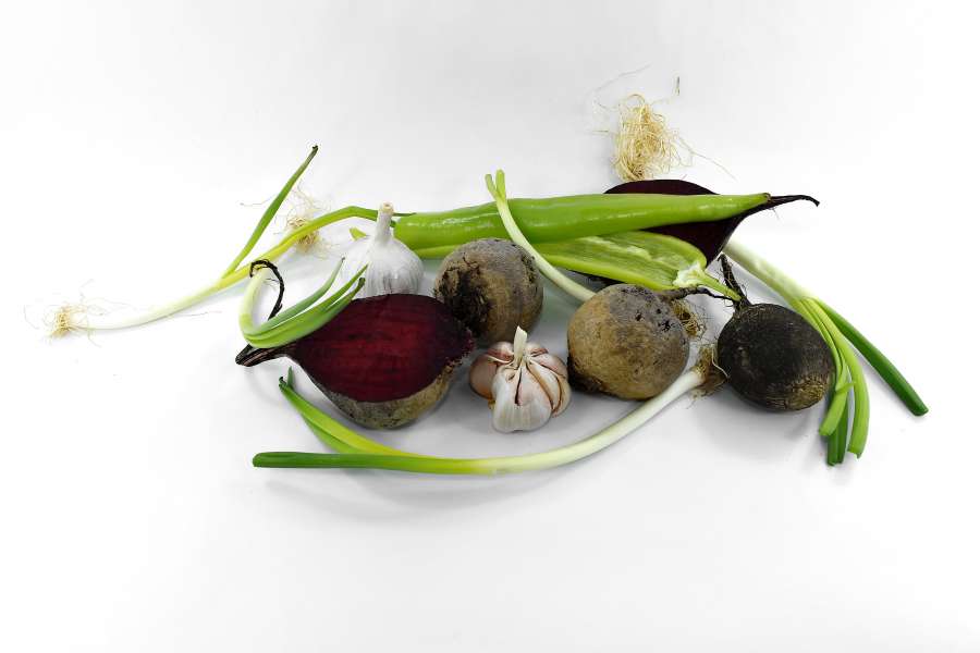 beetroot, chili, leek, vitamin C, wild onion 