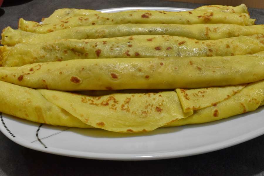 crepe, plato, cena, delicioso, ?comida?