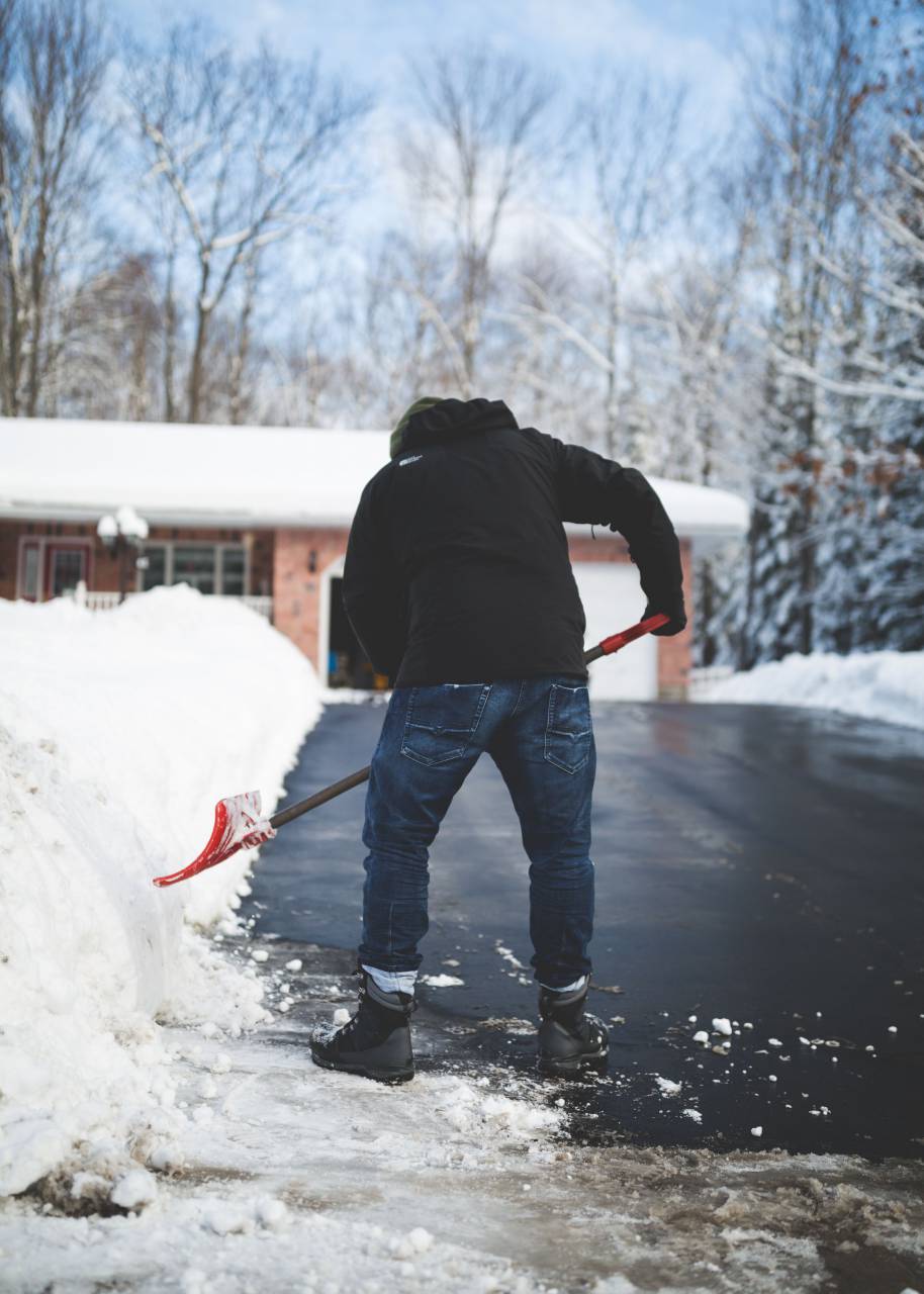 snow, winter, white, cold, weather, ice, trees, plants, nature, people, man, snow busters
, 