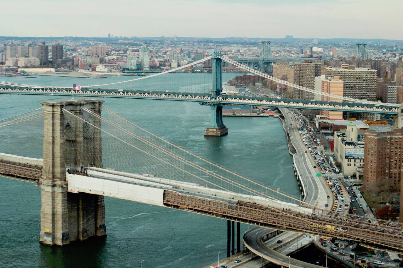 water, cars, city, urban, bridges, america, usa, nyc, new york
, 