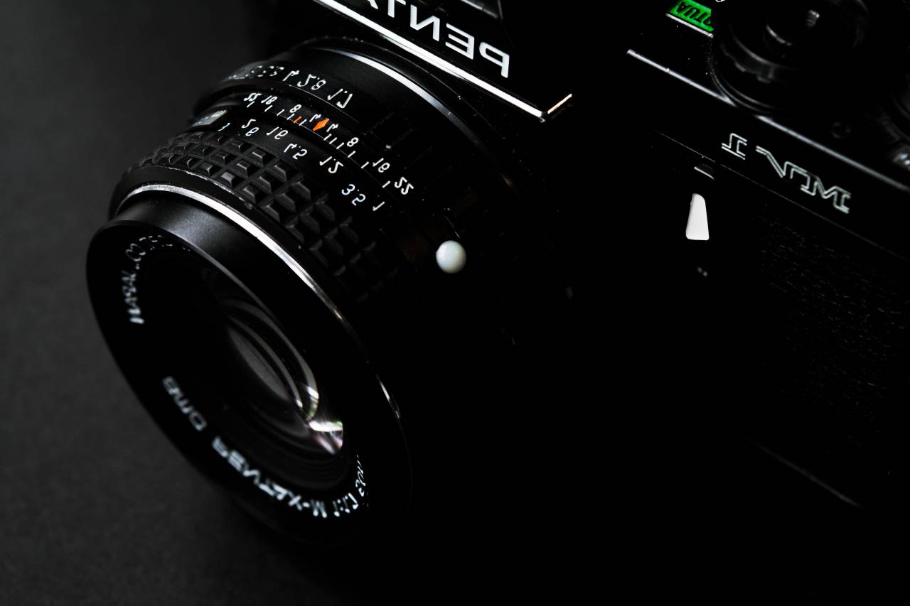 cámara, óptica, fotografía, lente, negro, oscuro,