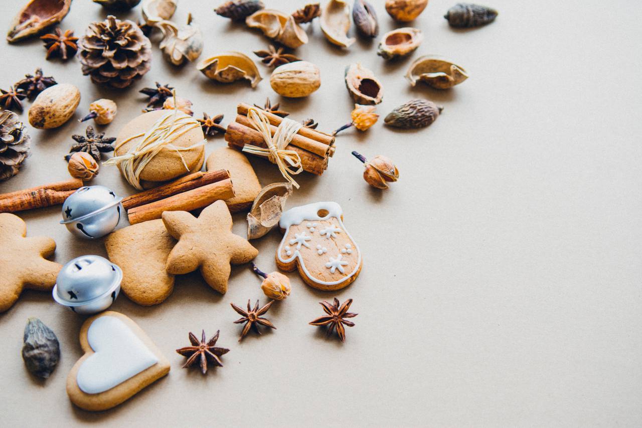 adornos, decoración, forma, material, navidad,